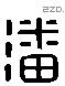 潘字六书源流