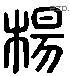 杨字六书源流