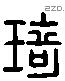 琦字六书源流