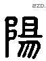 陽字六书源流