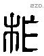 柞字六书源流