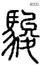 駿字说文字源