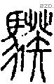 騤字说文字源