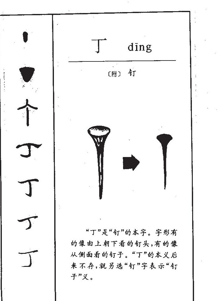 丁字字源字典