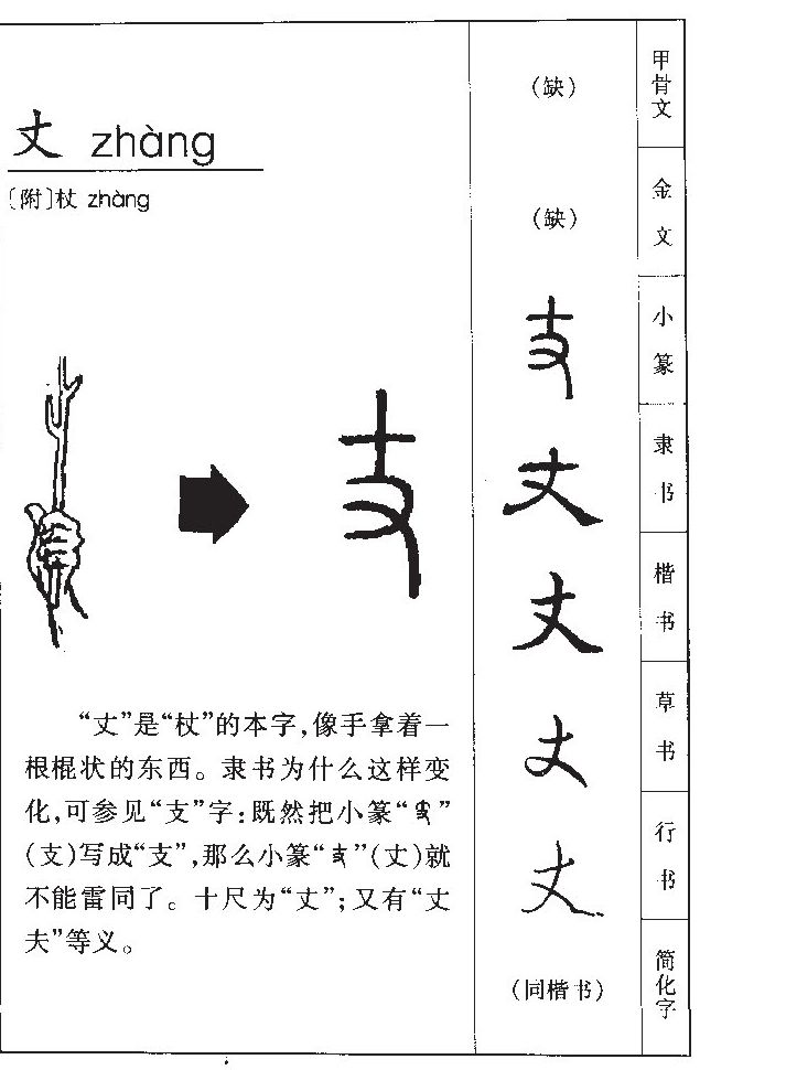 丈字字源字典