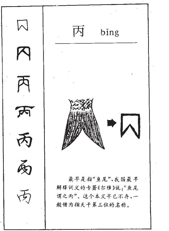 丙字字源字典