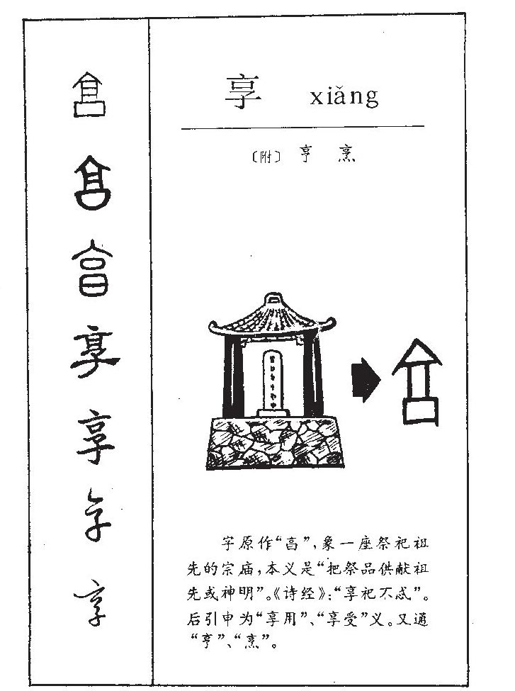 享字字源字典