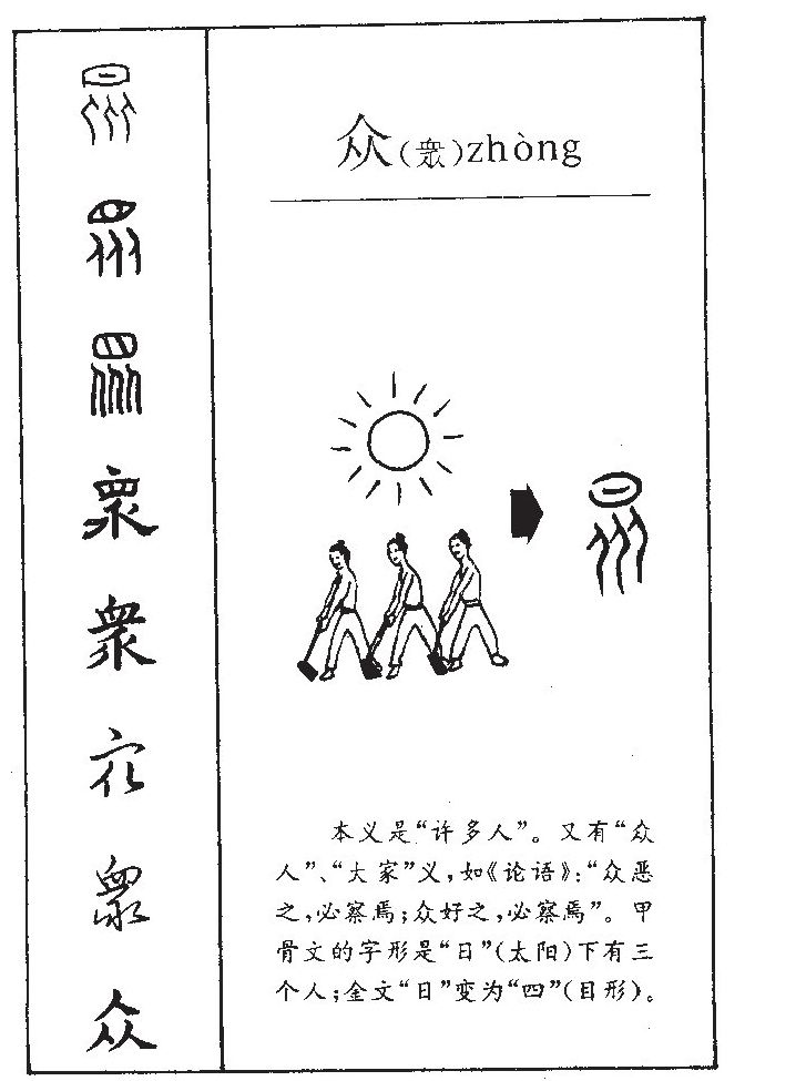 众字字源字典