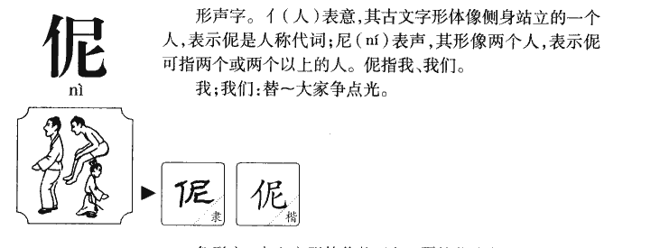 伲字字源字典