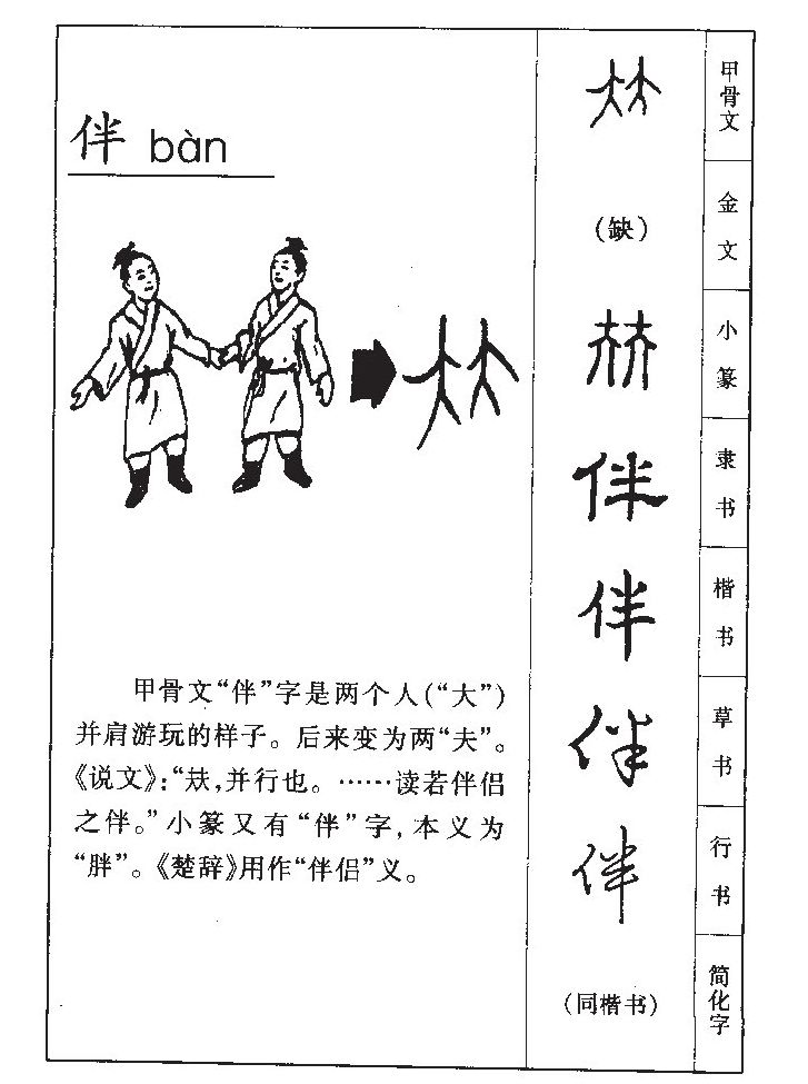 伴字字源字典