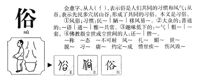 俗字字源字典