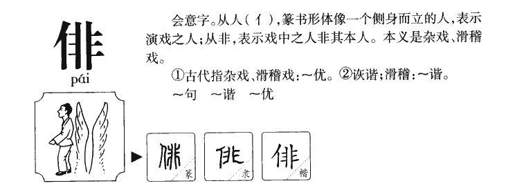 俳字字源字典