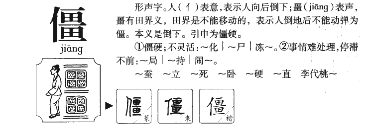 僵字字源字典