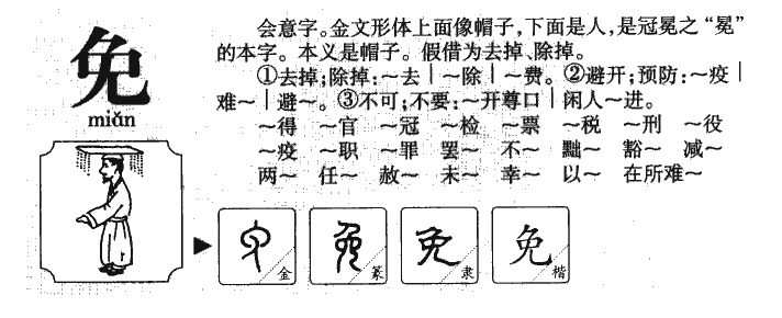 免字字源字典