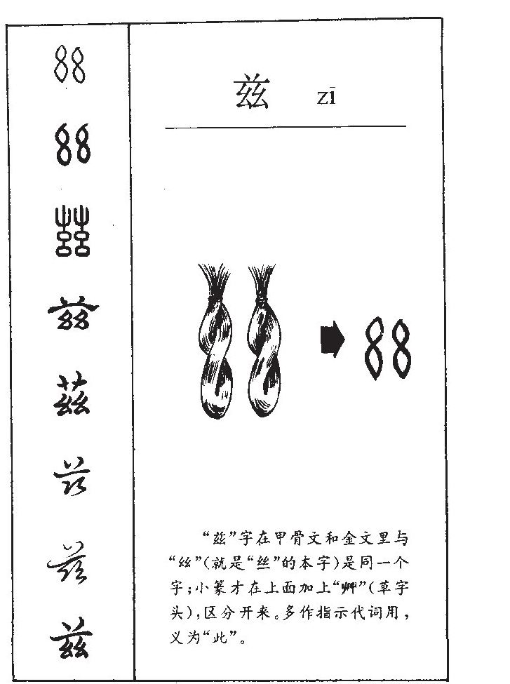 兹字字源字典