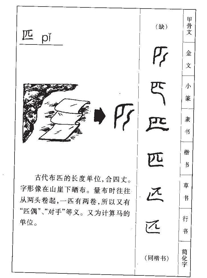 匹字字源字典