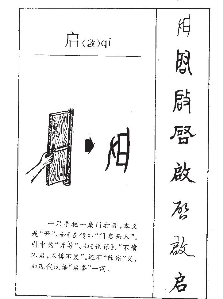 启字字源字典