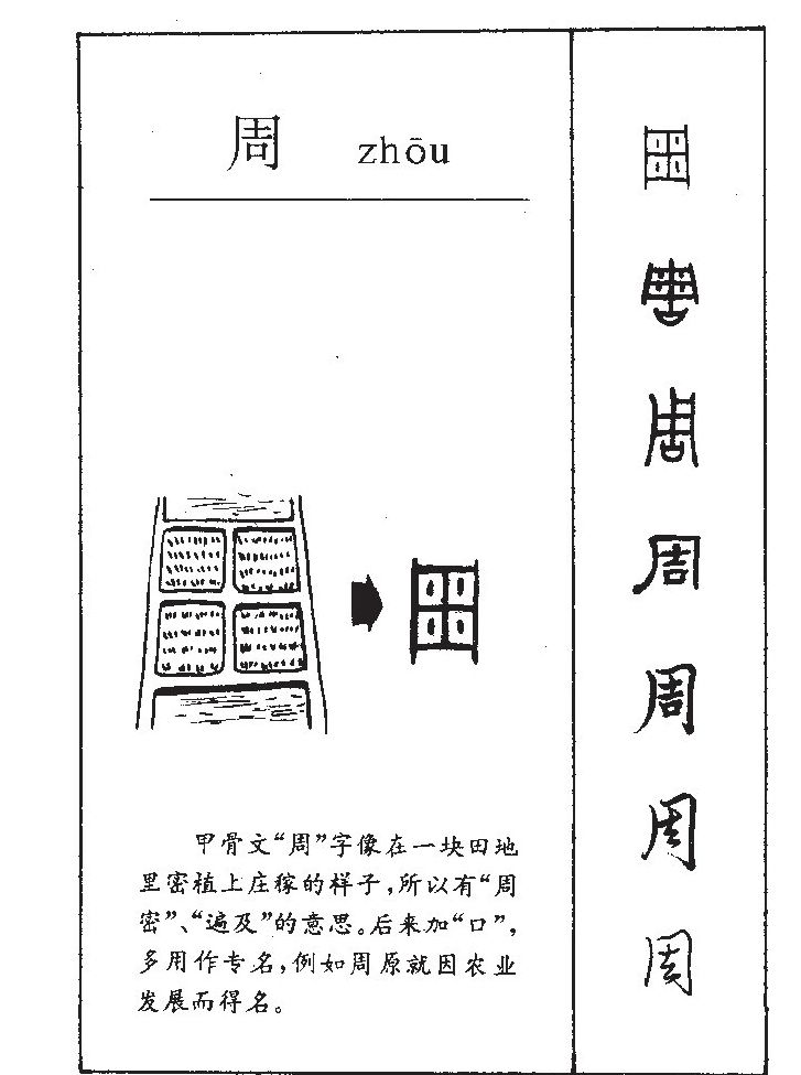 周字字源字典