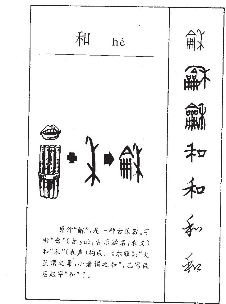 和字字源字典