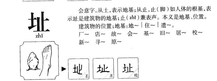 址字字源字典