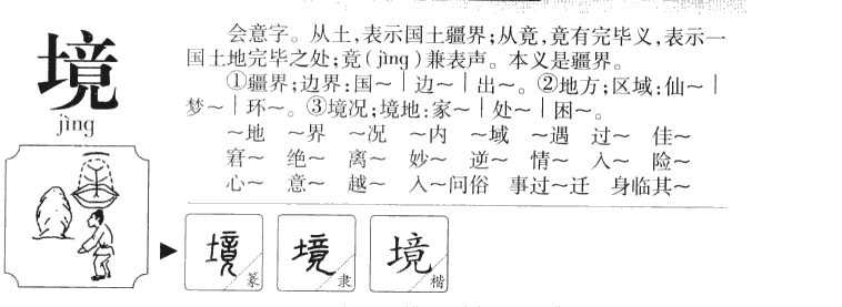 境字字源字典