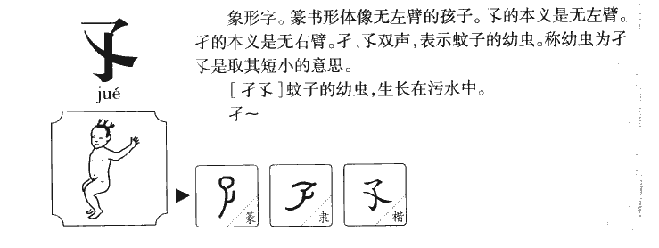 孓字字源字典