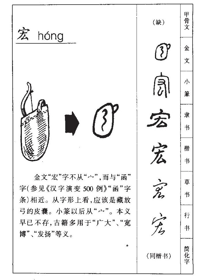 宏字字源字典