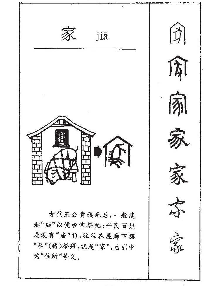 家字字源字典