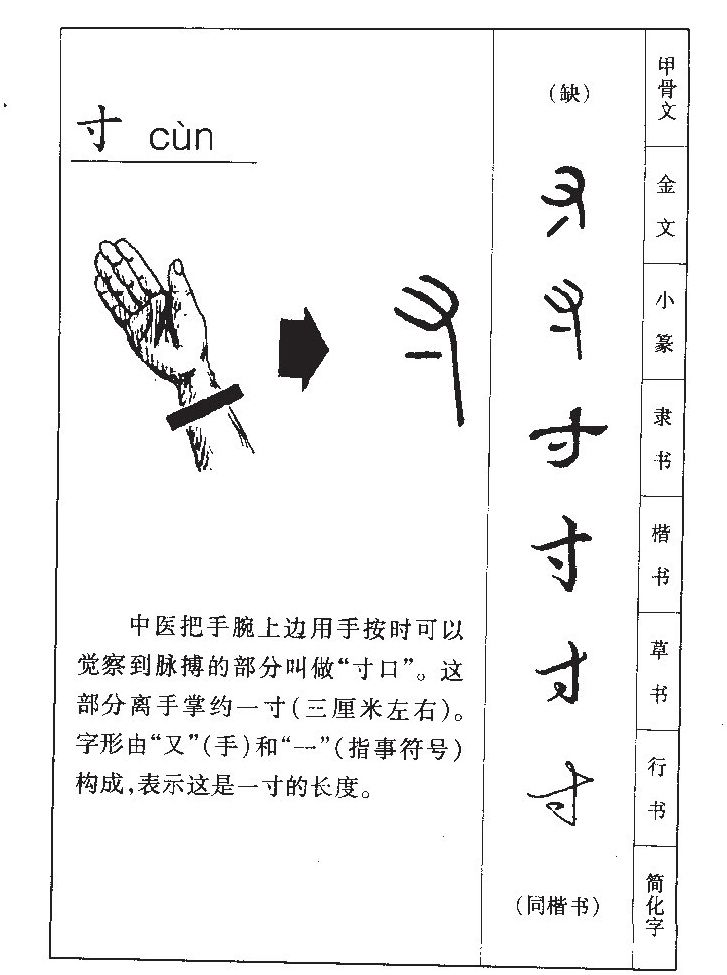 寸字字源字典