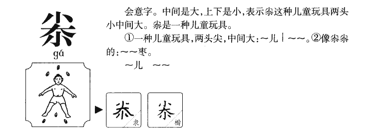 尜字字源字典