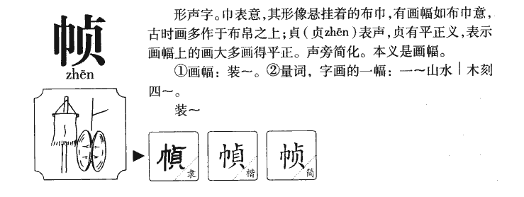 帧字字源字典