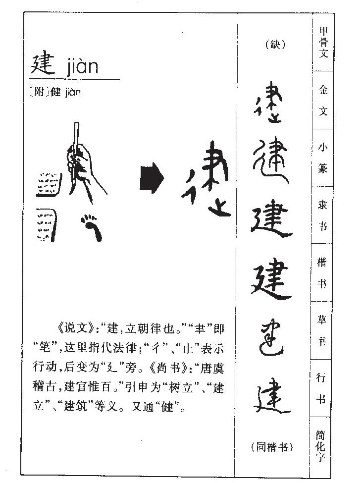 建字字源字典