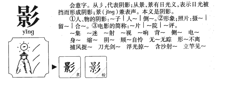 影字字源字典