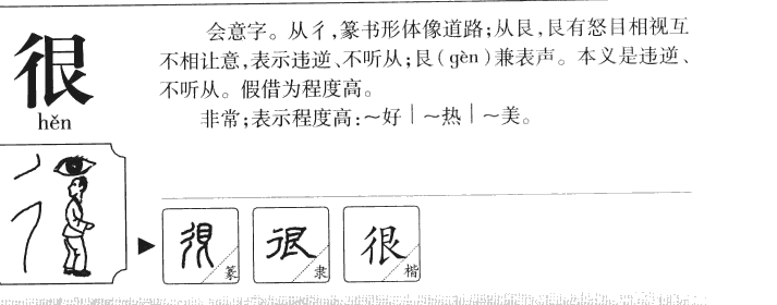 很字字源字典