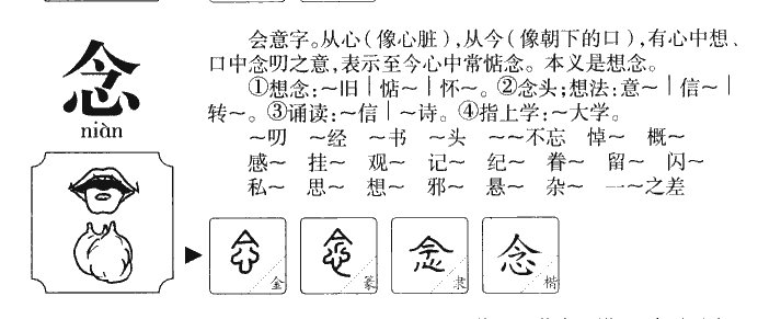 念字字源字典