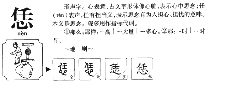 恁字字源字典