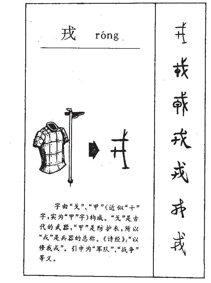 戎字字源字典