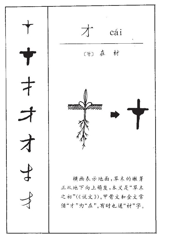 才字字源字典