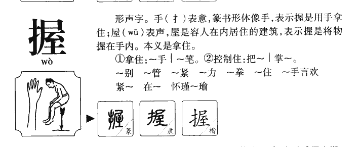 握字字源字典