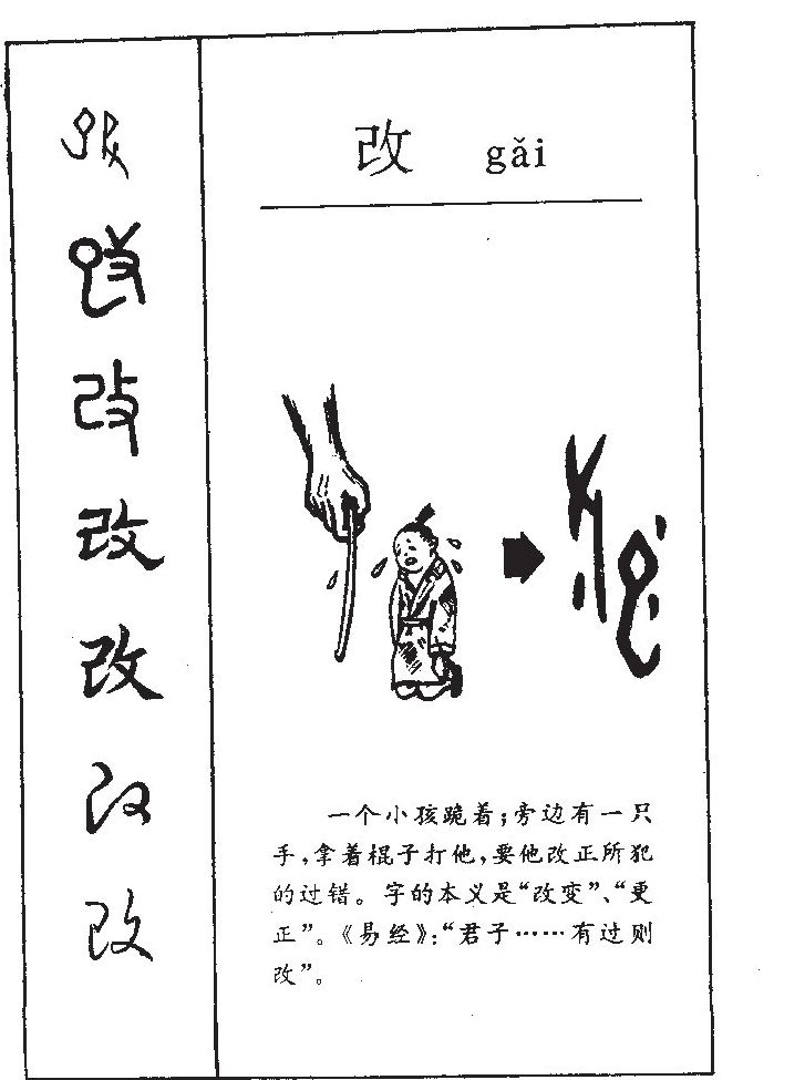 改字字源字典