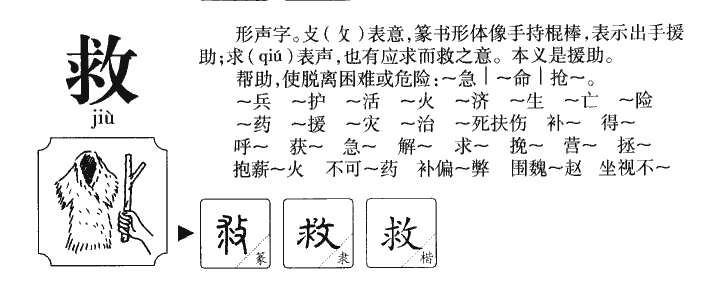 救字字源字典