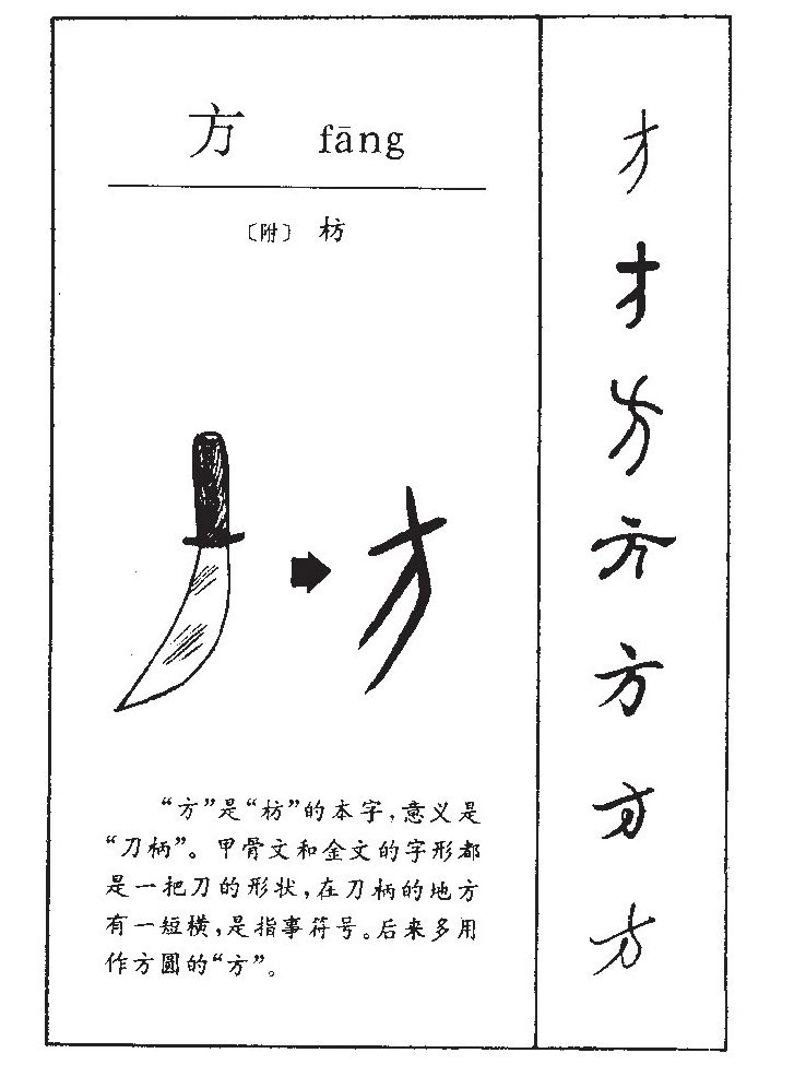 方字字源字典