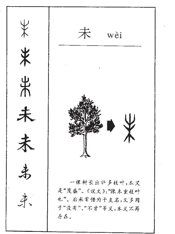 未字字源字典