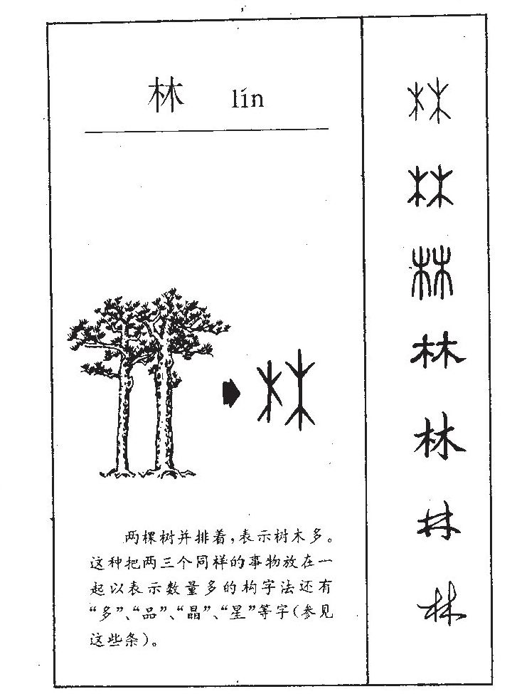 林字字源字典