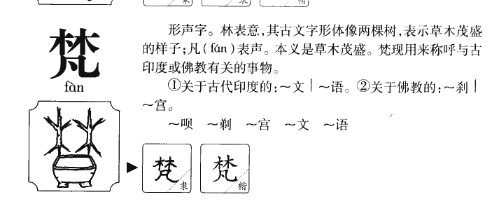 梵字字源字典