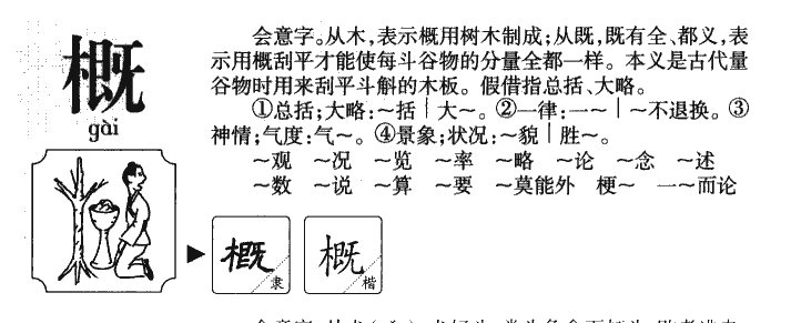 概字字源字典