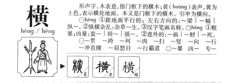 横字字源字典