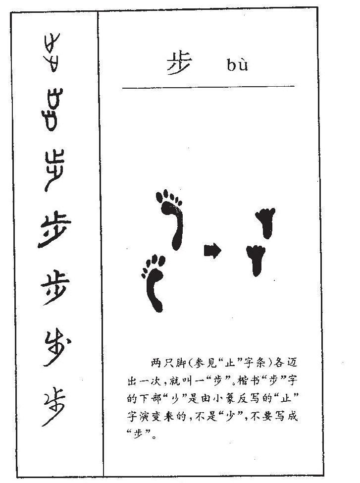 步字字源字典