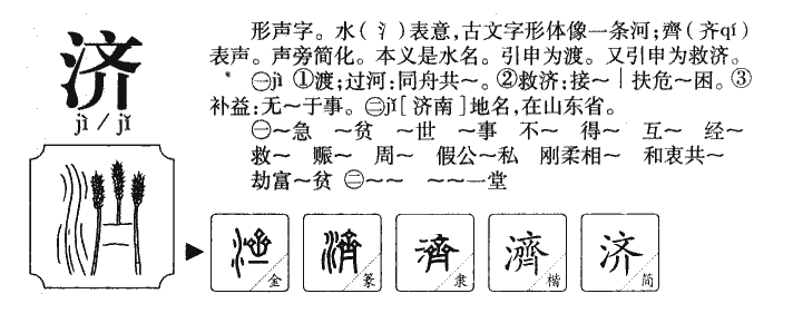 济字字源字典