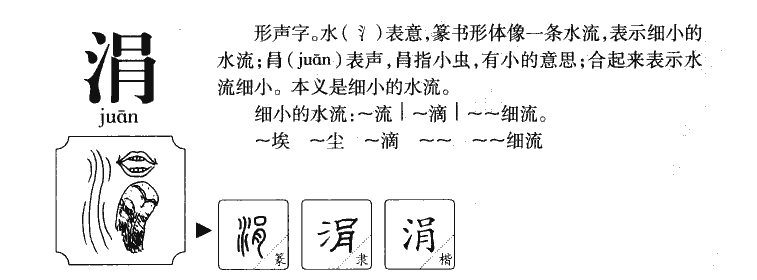 涓字字源字典